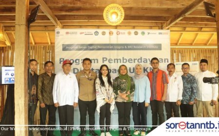 Program Pemberdayaan Digital Bagi UMKM Perempuan dan Pemuda Pemerintah Inggris dan BRI Reseacrh Institute Jakarta, Resmi diluncurkan di Lombok.