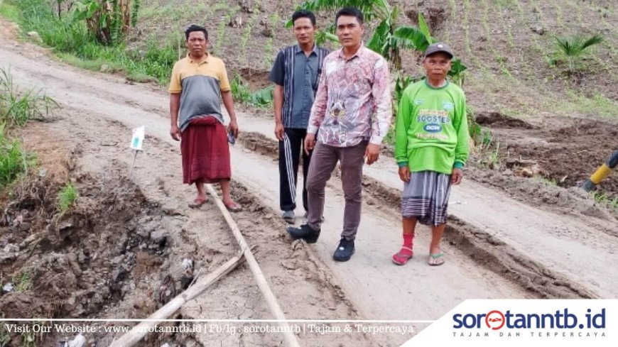Dewan Tinjau Kondisi Ruas Jalan Kabupaten di Tiga Desa