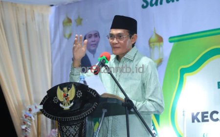 Wakil Bupati Lombok Tengah Awali Safari Ramadhan Perdana di Kecamatan Jonggat