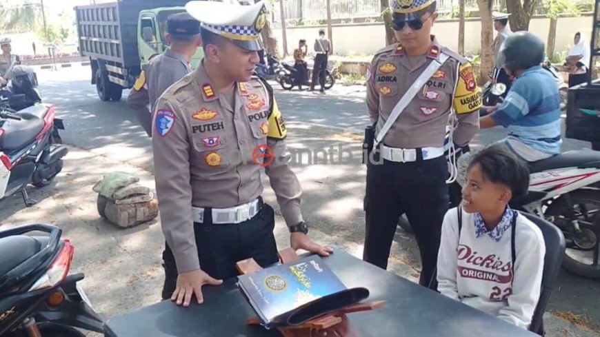 Program Teguran Syariah Satlantas Polres Loteng Diapresiasi Masyrakat