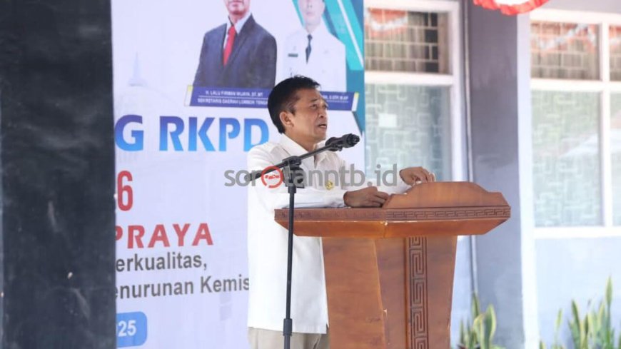 Musrenbang RKPD Kecamatan Praya, Bupati Lombok Tengah : Partisipasi Seluruh Elemen Masyarakat Sangat Penting