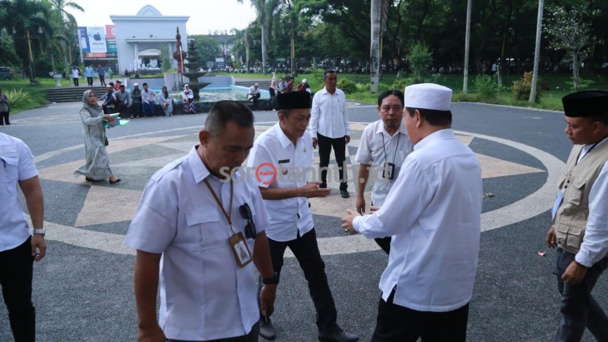 Pemberangkatan Haji 2025, Bupati Lombok Tengah Buka Kegiatan Manasik Haji Kementerian Agama Kabupaten Lombok Tengah 