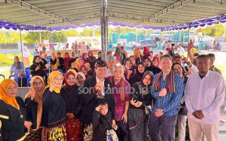 DFAT Australia dan INKLUSI Jakarta Kunjungi Lokasi Dampingan Migrant Care di Lombok Tengah