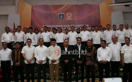 Hadiri Pelantikan KONI Lombok Tengah, Wabup Dorong Pengembangan Sport Tourism