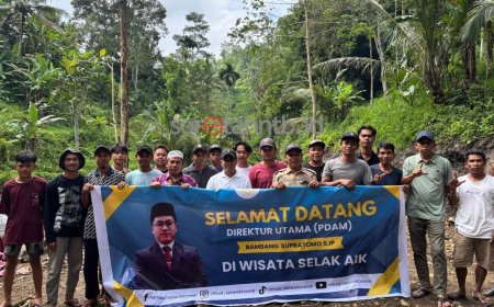 Dirut PDAM Lombok Tengah Dukung Penataan Desa Wisata Selak Aik Desa Aik Berik
