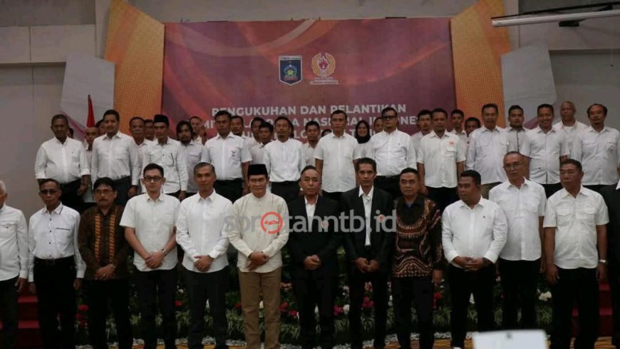 Hadiri Pelantikan KONI Lombok Tengah, Wabup Dorong Pengembangan Sport Tourism
