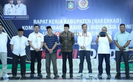 Wabup Lombok Tengah Buka Rakerkab KONI 2025, Pasang Target Juara Umum Porprov NTB 2026