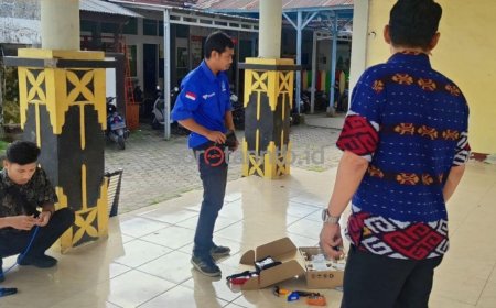 Diskominfo Loteng Pasang Internet Publik di Pringgarata, Dukung Literasi Digital dan UMKM Lokal