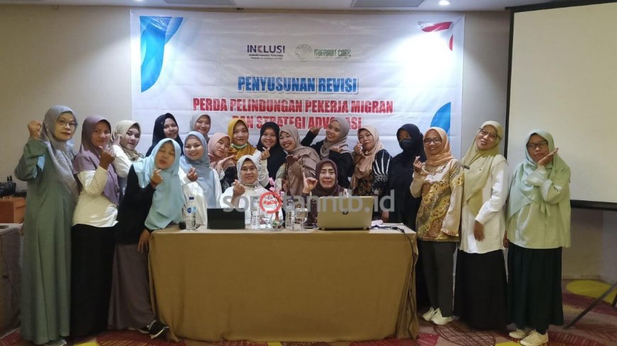 Migrant Care NTB Gagas Pembahasan Naskah Akademik Revisi Perda Perlindungan Pekerja Migran Lombok Tengah