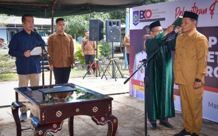 Dalam Suasana Yang Tidak Terlupakan, PJ Sekda NTB Dilantik di Bawah Tenda Tagana