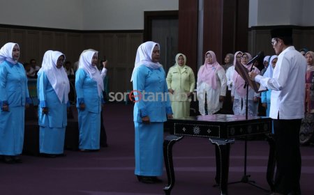 GOW Lombok Tengah Resmi Dilantik, Hj. Winarsih Nursiah Lanjutkan Periode Kedua