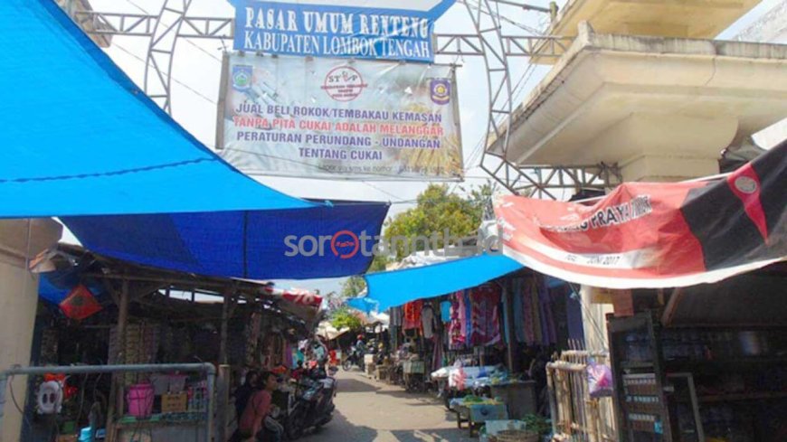 Penataan Ulang Pasar Renteng, Disdag Loteng Siapkan Tim Gabungan untuk Tertibkan Pedagang dan Parkir