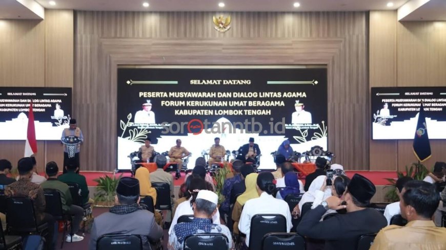 FKUB Lombok Tengah Gelar Dialog Lintas Agama dan Tetapkan Kepengurusan Baru