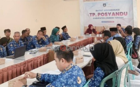 Rapat Koordinasi TP Posyandu Lombok Tengah: Samakan Persepsi Layanan Dasar