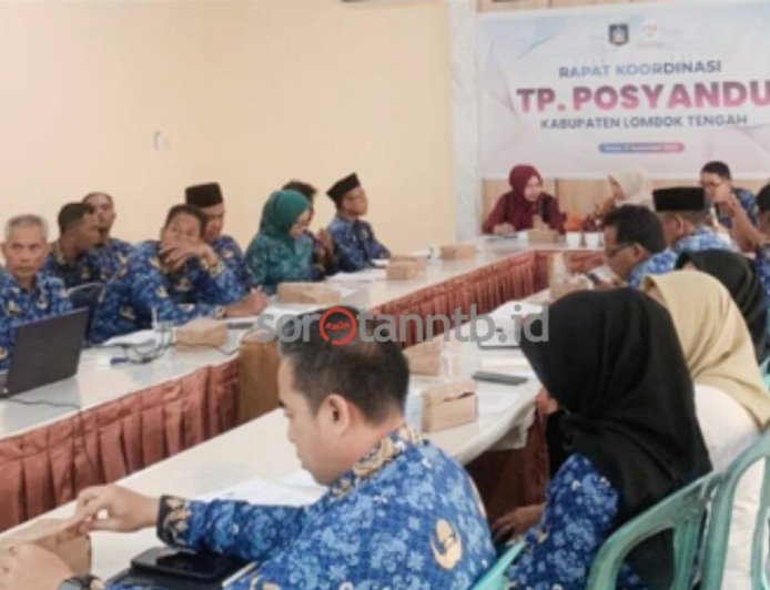 Rapat Koordinasi TP Posyandu Lombok Tengah: Samakan Persepsi Layanan Dasar