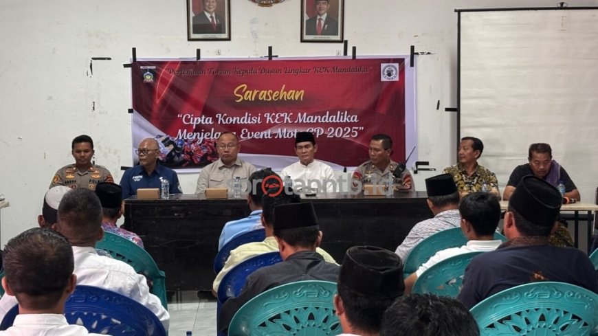 Sarasehan Forum Kadus Desa Kuta: Ciptakan Kondisi Aman Jelang MotoGP Mandalika 2025