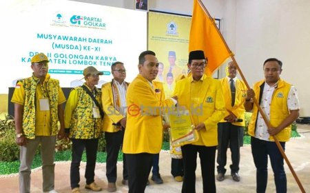 MUSDA XI Golkar Lombok Tengah Kukuhkan Dr. HM Nursiah Sebagai Ketua Baru