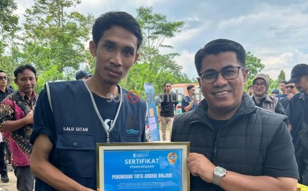 PDAM dan Tastura Mengajar Ajak Anak Pelosok Batukliang Cinta Literasi