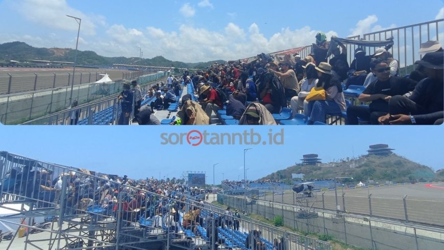 Panas Tak Jadi Halangan, Fans Setia Dukung Para Rider di MotoGP Mandalika