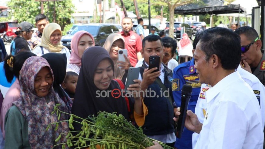 Bupati Lombok Tengah Resmikan Plaza Simpang 3 Dara, Taman Bawaq Mudah, dan RTPRA Biao