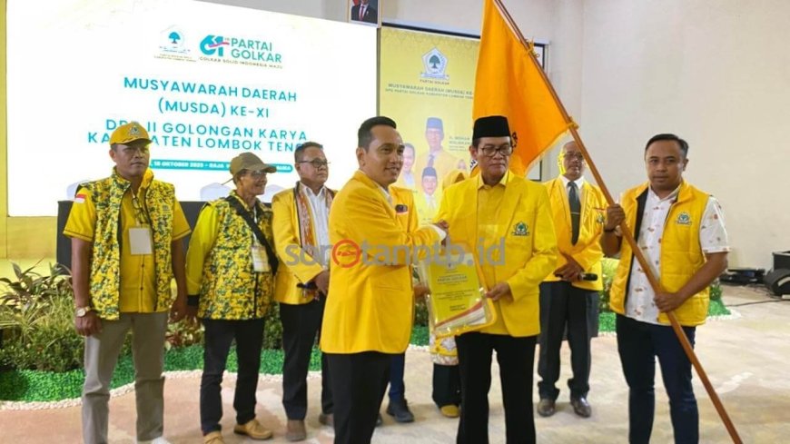 MUSDA XI Golkar Lombok Tengah Kukuhkan Dr. HM Nursiah Sebagai Ketua Baru