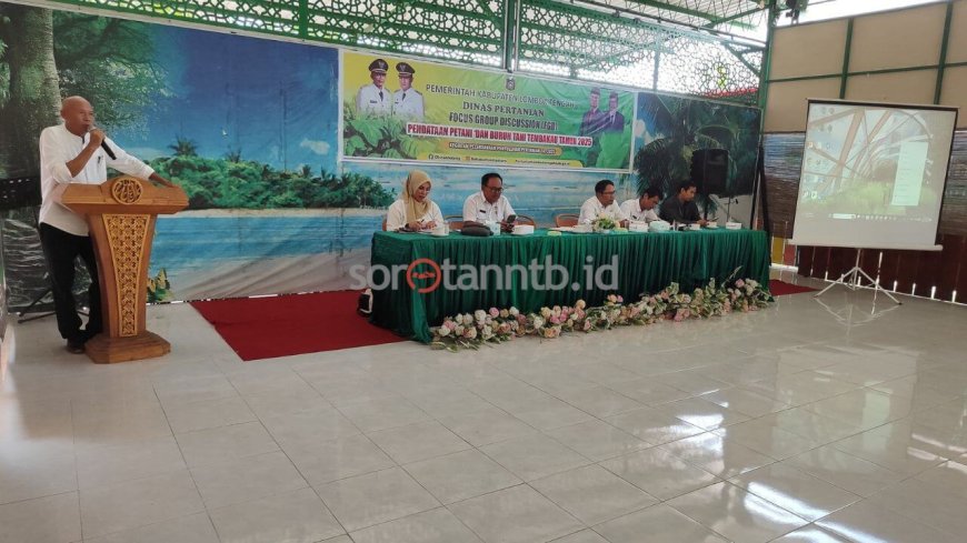 Diskominfo dan BPS Lombok Tengah Gelar FGD Pendataan Petani Tembakau