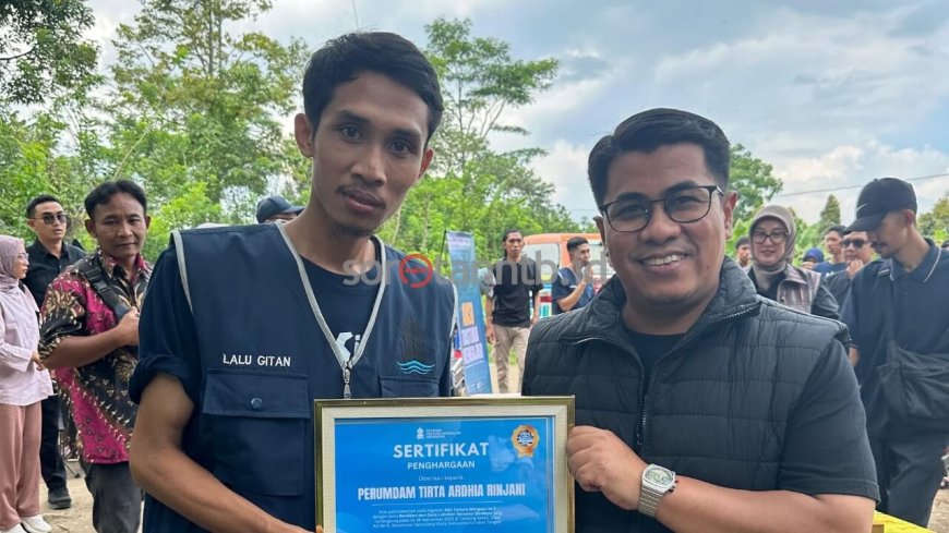 PDAM dan Tastura Mengajar Ajak Anak Pelosok Batukliang Cinta Literasi