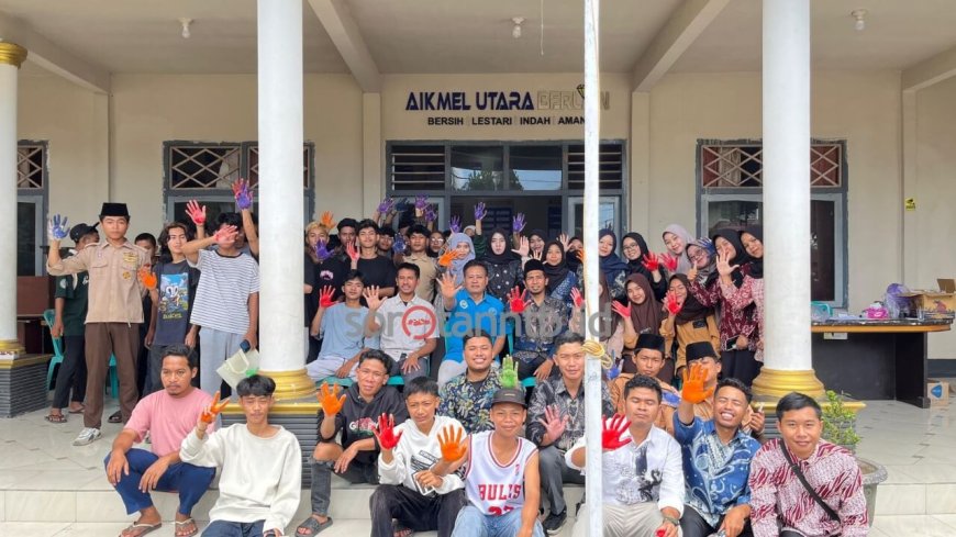 Kolaborasi dengan Pemerintah Desa Aikmel Utara dan Karang Taruna Muncar Kencana Sukses Gelar Sosialisasi Pencegahan Narkoba