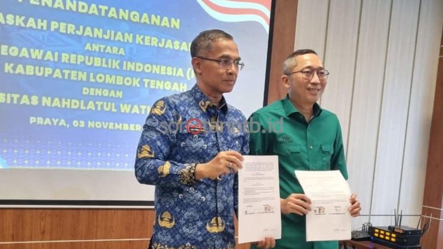 KORPRI Lombok Tengah Gandeng Universitas Nahdlatul Wathan Mataram Wujudkan ASN Unggul dan Berdaya Saing