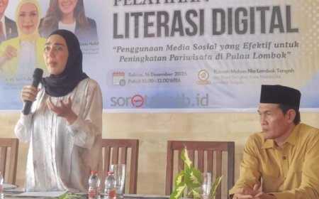 Latih Literasi Digital, Sari Yuliati Ajak Gen Z Promosikan Keindahan Lombok Lewat Media Sosial