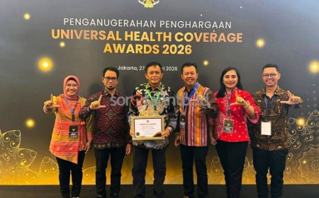 Lombok Tengah Raih Penghargaan UHC Kategori Madya 2026