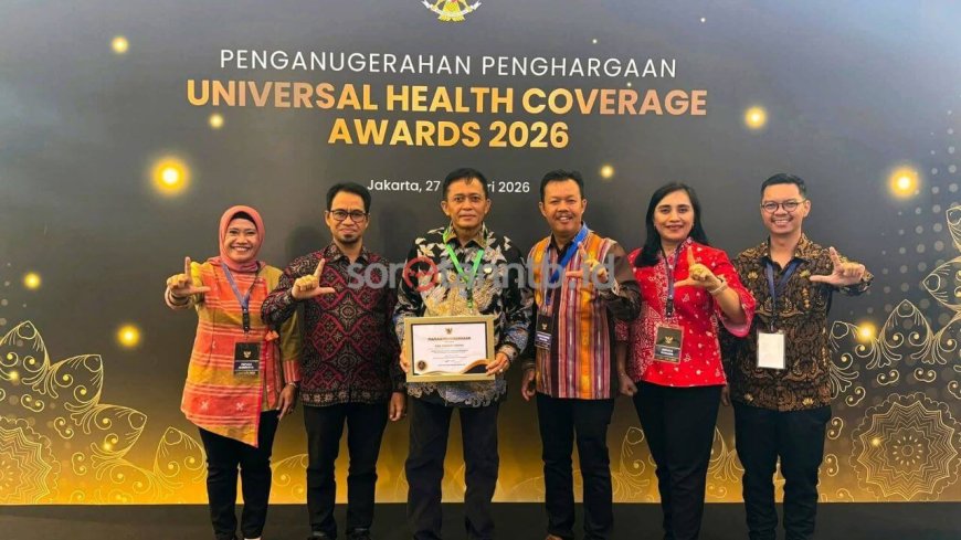 Lombok Tengah Raih Penghargaan UHC Kategori Madya 2026
