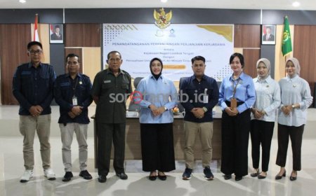 Perumdam Tirta Ardhia Rinjani Perpanjang MoU Datun dengan Kejari Lombok Tengah