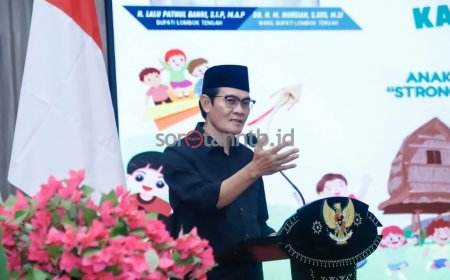Jangan Terlena Zaman! Wabup Tekankan Anak Lombok Tengah Harus Tangguh dan Berdedikasi