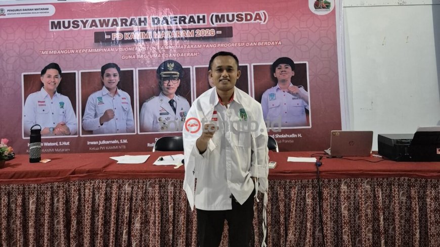 Nahkoda Baru KAMMI  Mataram, Kharizma Tegaskan Konsolidasi Gerakan dan Penguatan Peran Mahasiswa