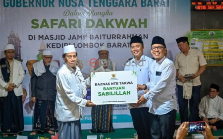 Safari Ramadhan Lobar, Gubernur NTB Ajak Warga Wariskan Kebaikan bagi Generasi Mendatang
