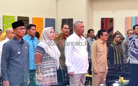Bupati Lombok Tengah Hadiri Penyerahan LKPD Unaudited 2025  se-NTB, Tekankan Komitmen Transparansi Keuangan