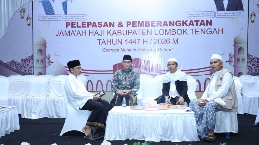Wakil Bupati Lombok Tengah Lepas Jamaah Haji Kloter 7 NTB