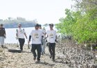 Komitmen Pelestarian Lingkungan di HUT ke-62, Bank NTB Syariah Tanam Mangrove di Paremas