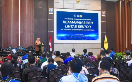 NTB Raih Penghargaan BSSN, Seluruh Kabupaten/Kota Terhubung dalam Ekosistem Keamanan Siber Nasional