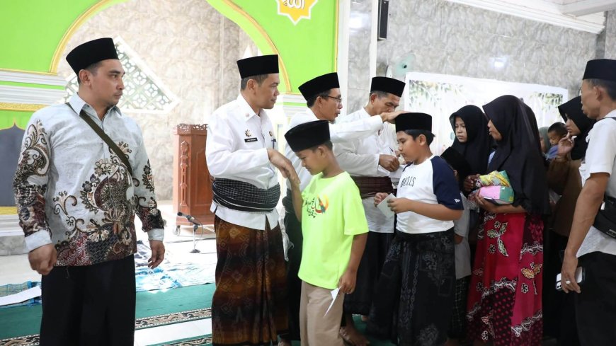 Rahman Rahim Day Hadir di Kecamatan Pujut, Pemkab Lombok Tengah Santuni Anak Yatim