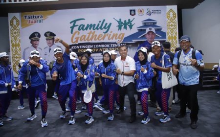 Kontingen Lombok Tengah Sabet 344 Medali, Finis di Posisi Kedua PORPROV NTB XII