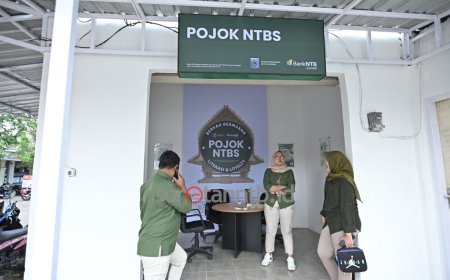 Bank NTB Syariah Perluas Digitalisasi Pasar, Pojok NTBS Resmi Beroperasi di Pagesangan