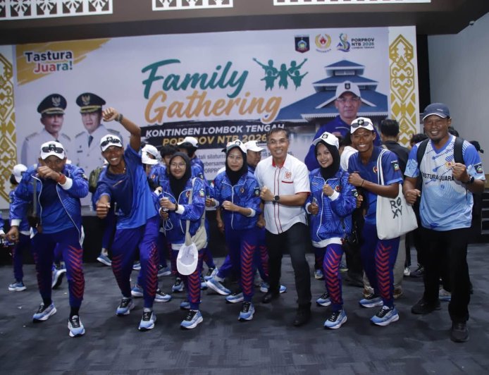 Kontingen Lombok Tengah Sabet 344 Medali, Finis di Posisi Kedua PORPROV NTB XII