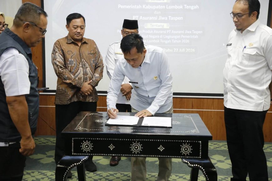 Pemkab Lombok Tengah Gandeng Taspen Life, Siapkan Perlindungan Tambahan bagi 15.882 ASN
