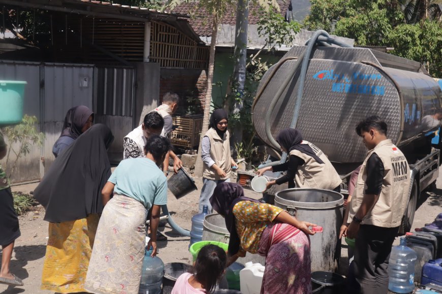 Bank Dinar Gandeng MIM Foundation Targetkan Salurkan 100 Tangki Air Bersih di NTB, Desa Labulia Jadi Langkah Awal