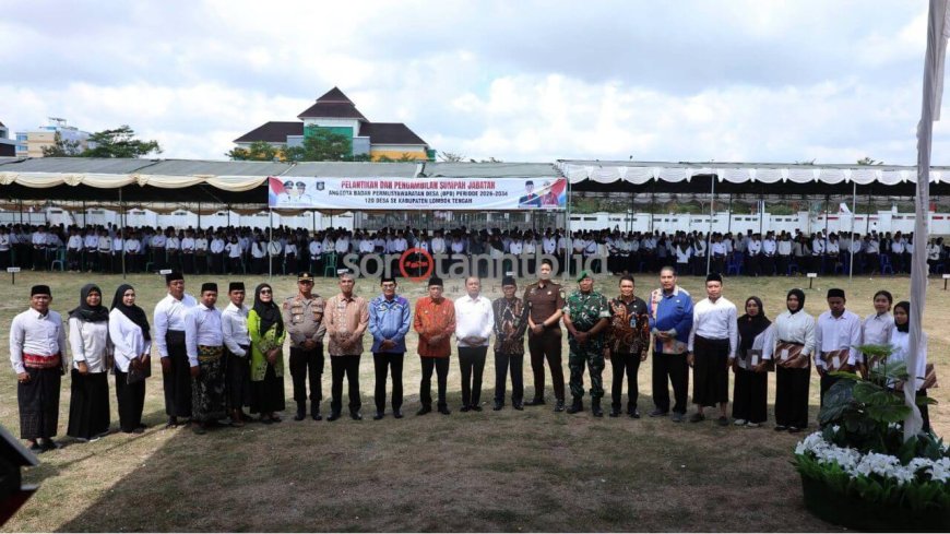 1.004 Anggota BPD di Lombok Tengah Dilantik untuk Periode 2026-2034