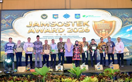 Raih Jamsostek Award 2026, Bank NTB Syariah Tunjukkan Kepedulian Nyata Bagi Pekerja Rentan