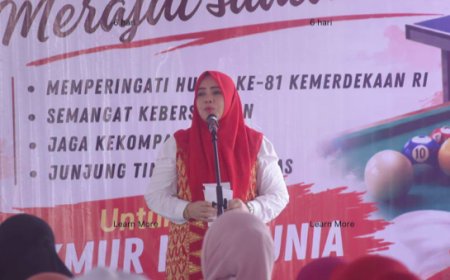 Ummi Dinda Ajak Warga Bima-Dompu dan NTT Rawat Kebersamaan di Semarak HUT RI ke-81