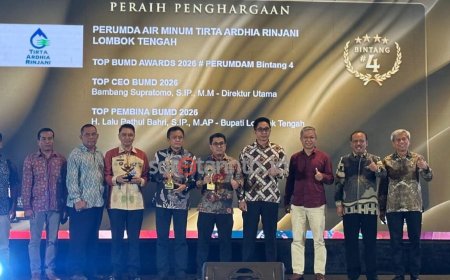 Diangkat Kembali, Ini Deretan Prestasi Direksi PDAM Lombok Tengah Selama 2021–2026